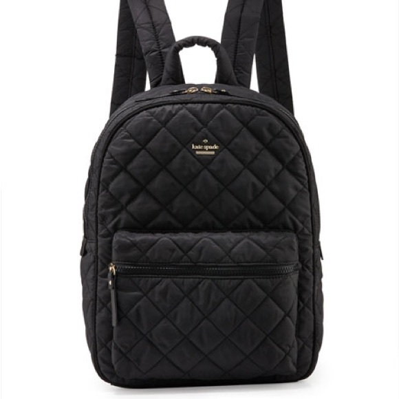 kate spade Bags Kate Spade Siggy Ridge St Quilted Black Backpack